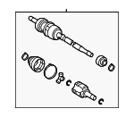 19205411 - Suspension: Axle Assembly for Pontiac: Vibe Image