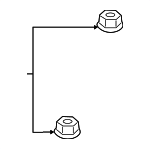 910112006001 - Electrical: Sending Unit Nut for Mercedes-Benz Image