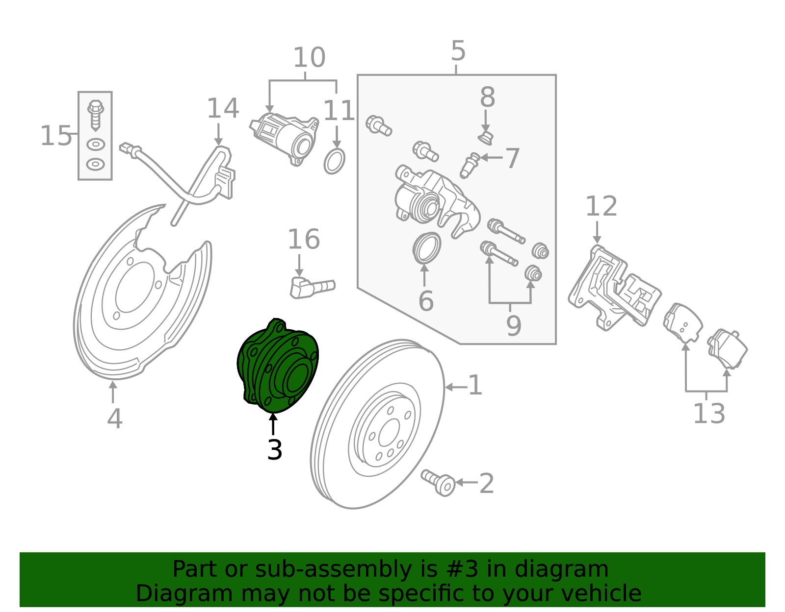 2023 Volvo XC40 Wheel Bearing And Hub Assembly 32425482 | Genuine Volvo ...