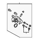 36012652 - : 2019 2020 Volvo XC40 - Disc Brake Caliper for Volvo: XC40 Image