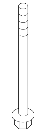 N10462601 - : Side Bracket Bolt for Audi: A8 Quattro, e-tron Quattro, e-tron S, e-tron S Sportback, e-tron Sportback, Q8 e-tron, Q8 e-tron Sportback, S8, SQ8 e-tron, SQ8 e-tron Sportback Image
