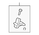 720580E010B1 - Body: Lock Lever for Toyota: Sequoia, Tundra Image