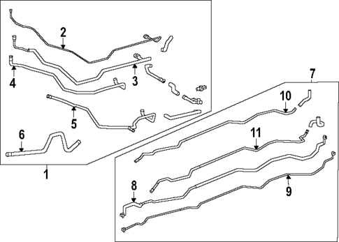 Rear AC Lines for 2025 Toyota Grand Highlander #0
