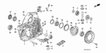 23225PH0000 - Transmission - Automatic: PLATE, OIL GUIDE for Honda Image