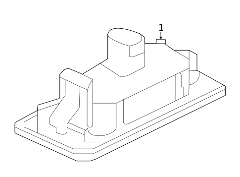 License Lamps for 2025 Volkswagen Atlas Cross Sport #0