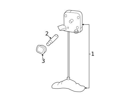Spare Tire Carrier for 2008 Dodge Ram 1500 #1