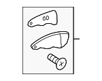 95902619051 - Body: Seat Back Recliner Adjustment Handle for MB Vans Image