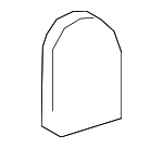 9220044 - Body: Seat Latch Cover for MB Vans Image