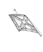68470490AA - Labels: Vehicle Emission Control Information Label for Jeep: Wrangler Image