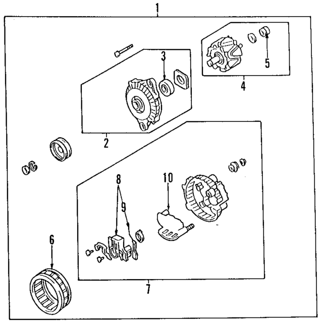 MD611928 - : Rear Bearing for Mitsubishi Image