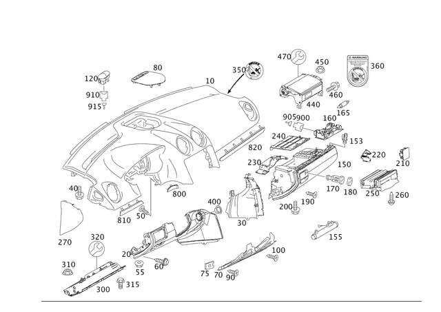2516890114 - Special Equipment: Holder for Mercedes-Benz: GL320, GL550, ML320, ML350, ML450, ML500, ML550, ML63 AMG, R320, R350, R500 Image image