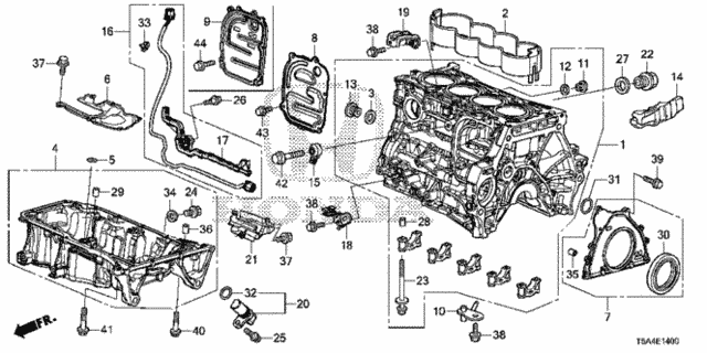 Cylinder Block - Oil Pan for 2016 Honda Fit #0