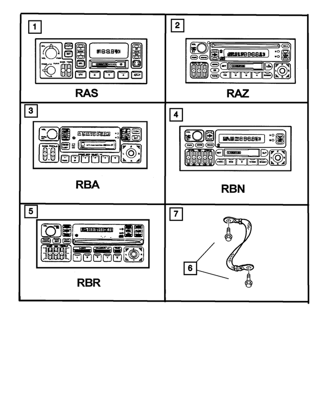 « 4704373AE –  : Am/fm Avec Cd Et Correcteur De Fréquences Radio pour Mopar Image »