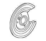 43120S0KA03 - Brakes: Splash Shield for Acura Image