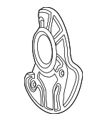 4779326AB - Brakes: Splash Shield for Chrysler: 300 | Dodge: Challenger, Charger, Magnum Image