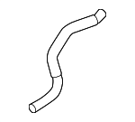 1370A666 - Belts &amp; Cooling: Radiator Coolant Hose for Mitsubishi Image