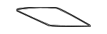 2C6Z84438A40AA - Body: Weatherstrip for Lincoln: Blackwood Image