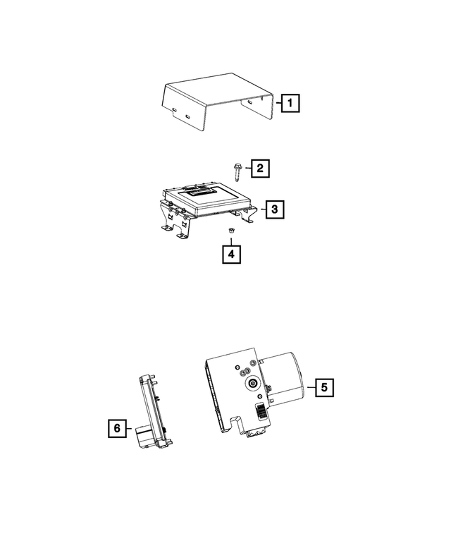 68184593AB - Electrical: Module Cover for Mopar Image image