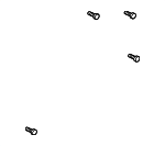 7259A013 - Body: Windshield Pillar Trim Clip for Mitsubishi Image