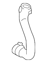 98110627500 - Cooling System: Filler Hose for Porsche: 718 Boxster, 718 Cayman, 718 Spyder, Boxster, Cayman Image