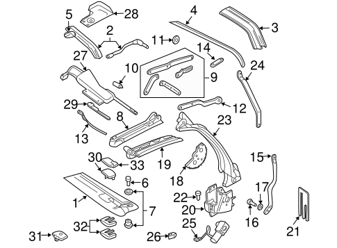 Frame & Components for 2000 Chevrolet Cavalier | OEM Parts