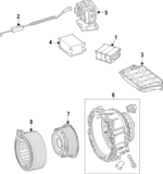2055401604 - : Cable                                    for Mercedes-Benz Image