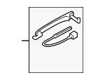 5716A013BC - Body: Handle, Outside for Mitsubishi Image