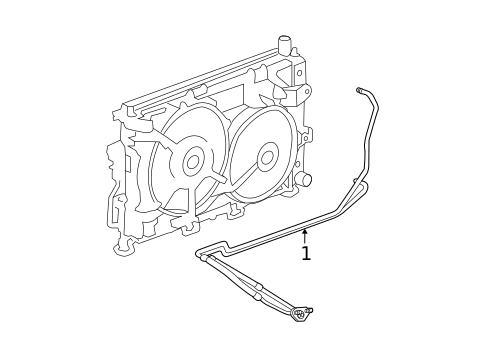Power Steering Oil Cooler for 2009 Chevrolet Equinox #0