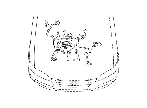 Wiring Harness for 2004 Toyota Camry #0