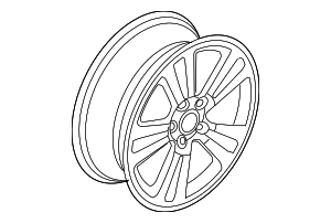 12804095 - : 2004-2009 Saab 9-3 - Alloy Wheel (16 X 6.5) for Saab Image