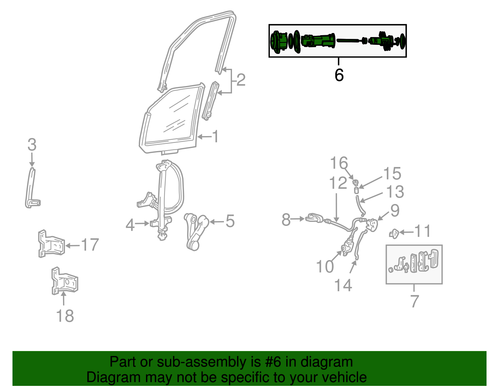 Genuine Ford OEM Lock Cylinder - Part # XL2Z-7821990-AC
