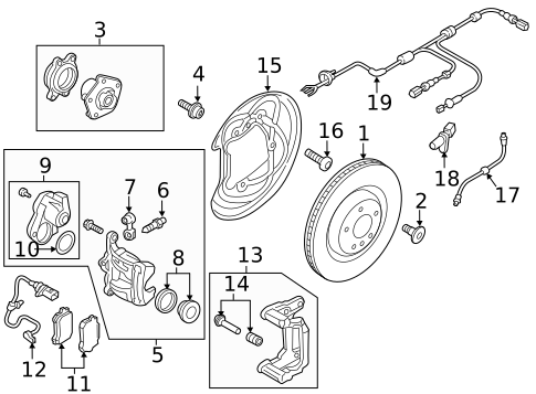 Brake Components for 2017 Audi A4 Quattro #0