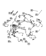68368941AA - Electrical: Headlamp To Dash Wiring for Mopar Image