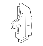 71107T1WA00ZA - : 2015-2016 Honda CR-V - Duct L Front Bumper Side *Tblack* (Black) for Honda: CR-V Image