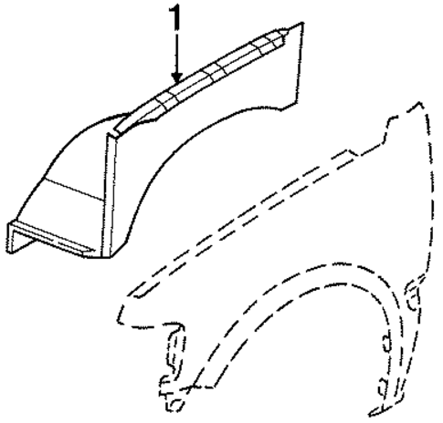 Inner Components for 2001 Isuzu Rodeo Sport #1