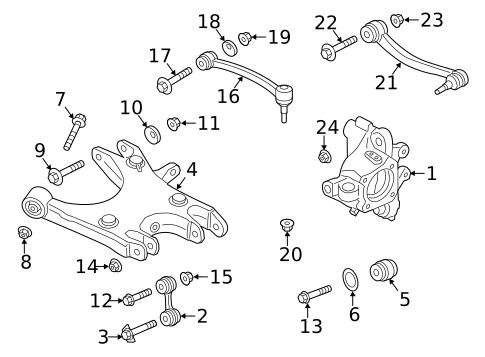 Rear Suspension for 2015 BMW M5 #1