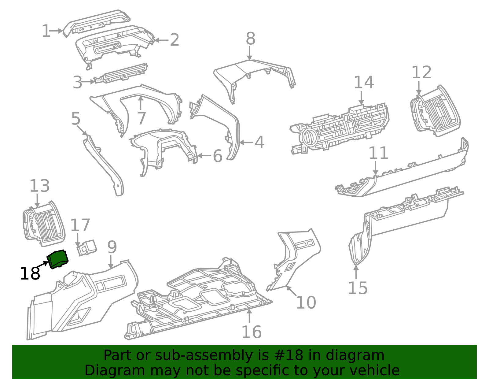 2023-2024 Subaru Solterra Blank Cover 5553942070C1 | Subaru Online