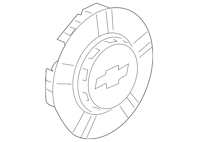 2007-2014 Chevrolet Button Style Center Cap with Bowtie Logo 09597991 ...