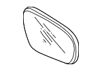 76253S5AP11 - Body: Door Mirror Glass for Honda: Civic Image