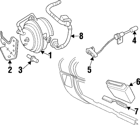 Cruise Control System for 1990 Mercury Topaz #0