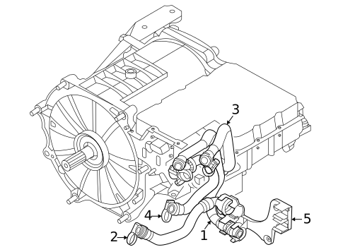 Hoses & Lines for 2023 Porsche Taycan #3