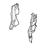 628221PA0A - Body: Air Guide for Nissan: NV1500, NV2500, NV3500 Image