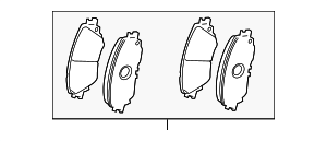 446533500 - : Brake Pads Front for Toyota Image