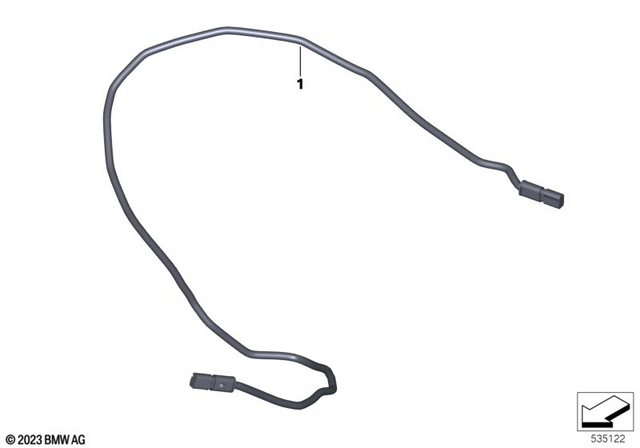 61128104391 - : Adapter Cable Turn Signal Lamp for BMW-Motorrad Image