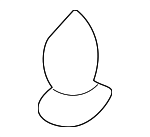 G03250037A - Body: Bumper Cover Clip for Kia: Amanti, Optima, Rio, Rio5, Rondo, Sedona, Sephia, Sorento, Soul, Soul EV, Spectra, Spectra5, Sportage Image