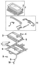 BC1S69810E - Body: Glass Assembly for Mazda: Protege Image
