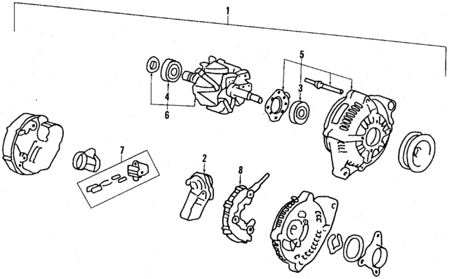 6311PH7004RM - Electrical: Alternator for Acura Image