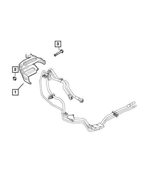 Fuel Lines for 2015 Ram ProMaster City #1