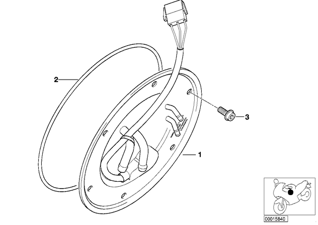 16142306895 - : Petrol Gauge for BMW-Motorrad Image