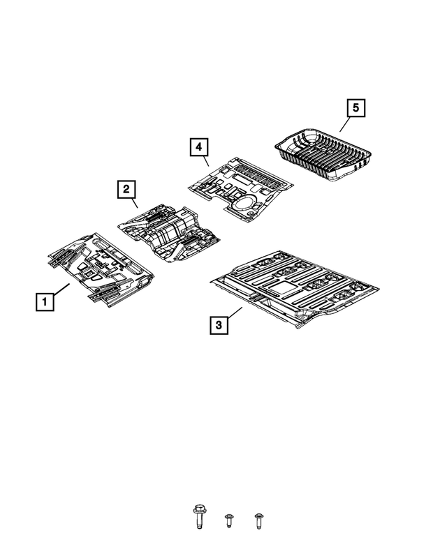 68227602AB - Body Sheet Metal Except Doors: Floor Pan for Mopar Image image